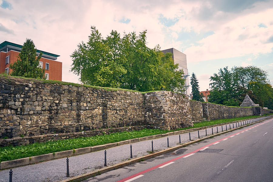 Römische Mauer Ljubljana