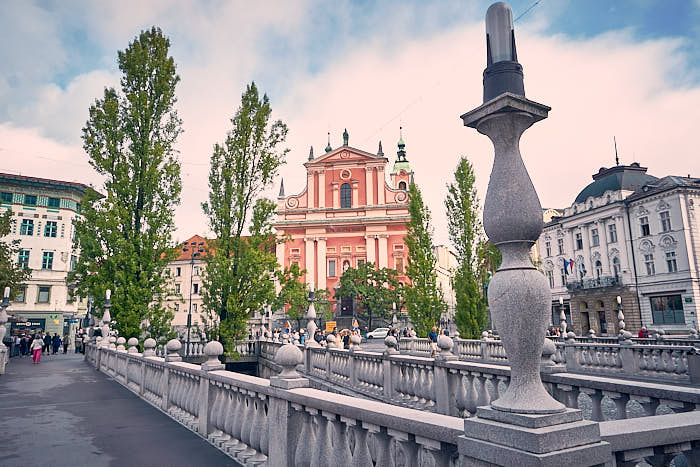 Dreier Brücke Ljubljana