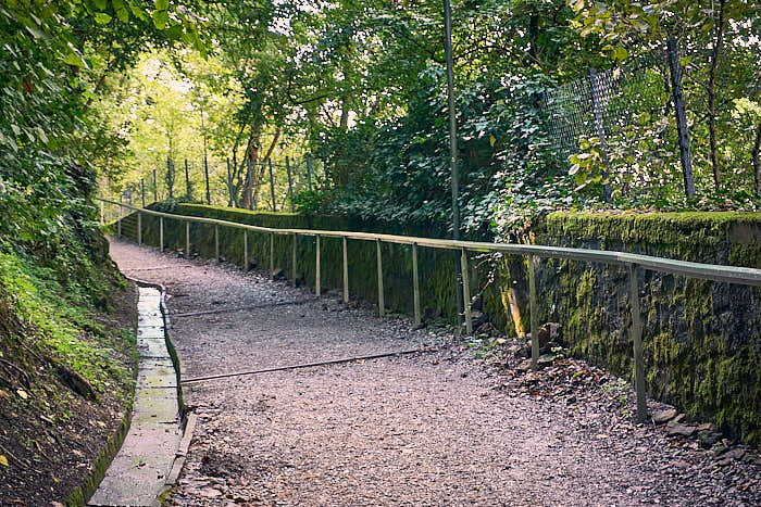 Fussweg Laibacher Schloss Ljubljana