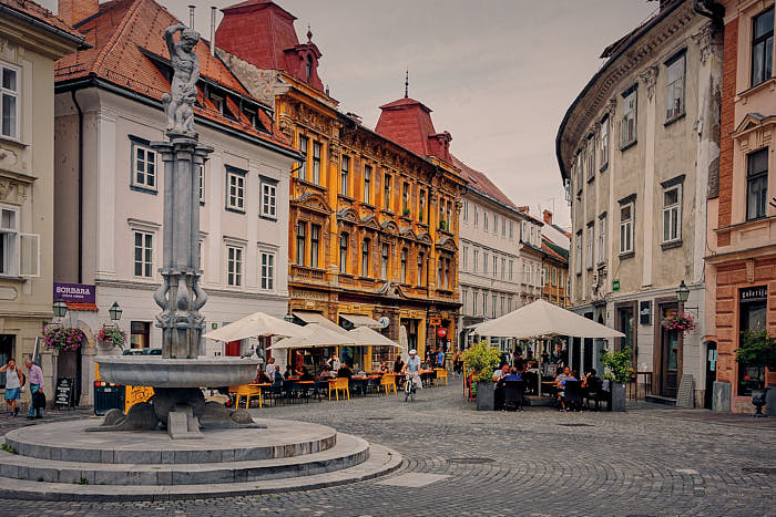 Oberer Platz Gornji trg Ljubljana Beitrag