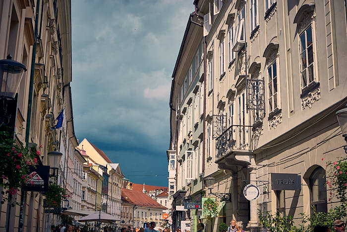 Häuserfassaden Stari trg