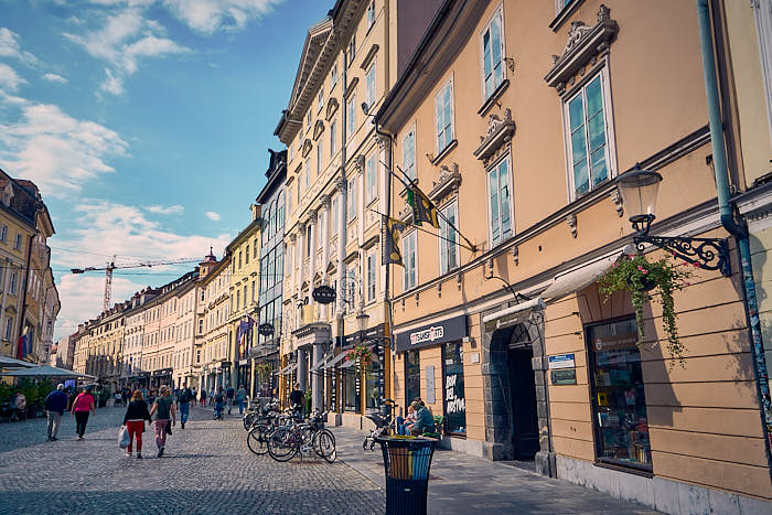 Impression Stadtplatz Ljubljana