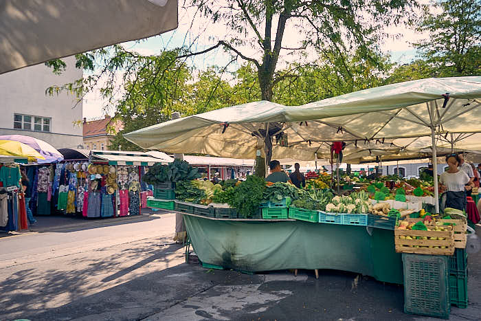 Impression Zentralmarkt Ljubljana